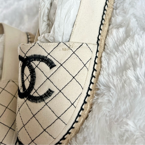 Chanel Espadrilles- Monogram Canvas - Picture 5 of 16